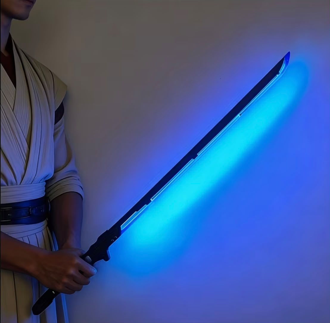 Blue LED Samurai Sword