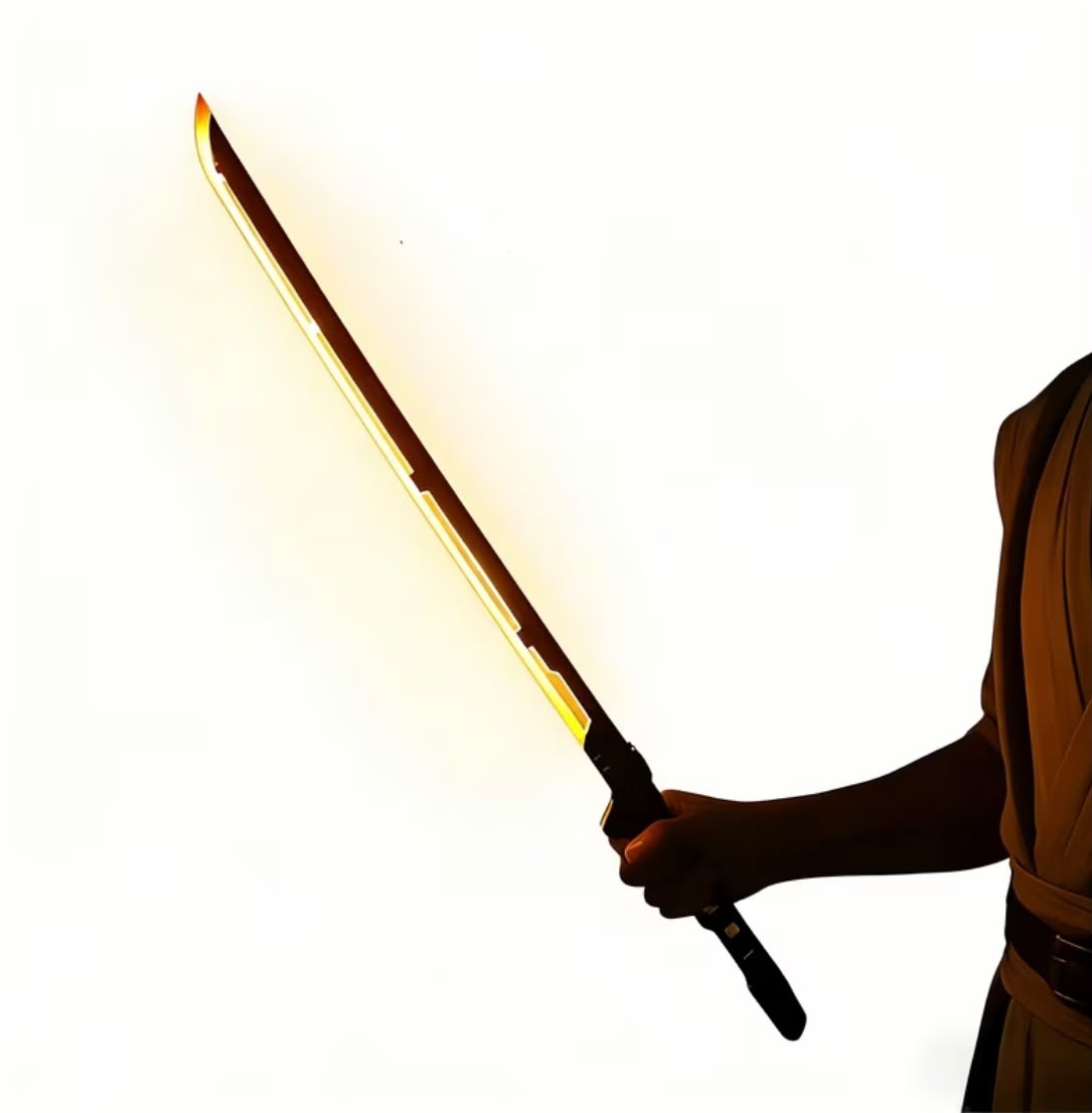 Yellow LED Samurai Sword